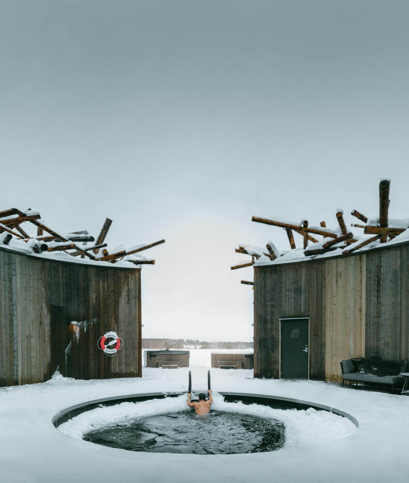 Arctic Bath Hotel Harads Exterior foto
