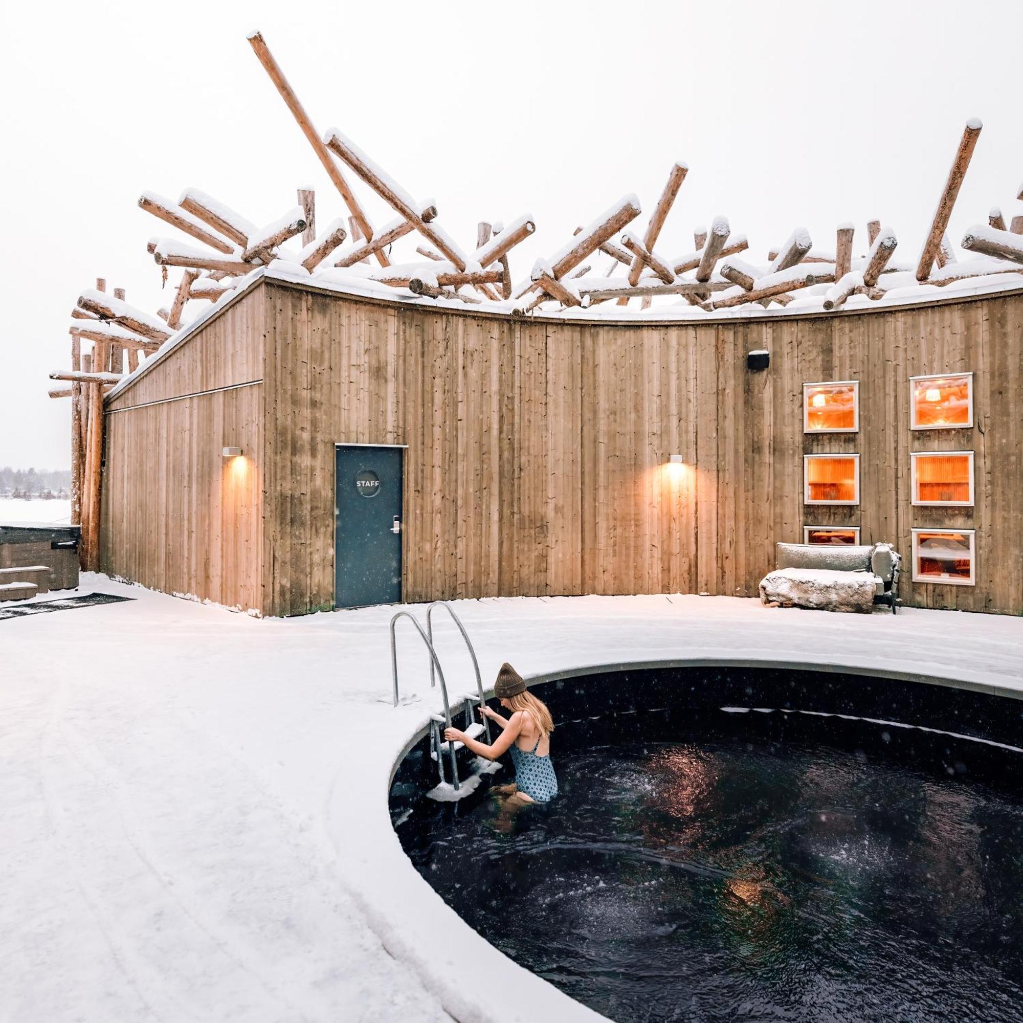 Arctic Bath Hotel Harads Exterior foto