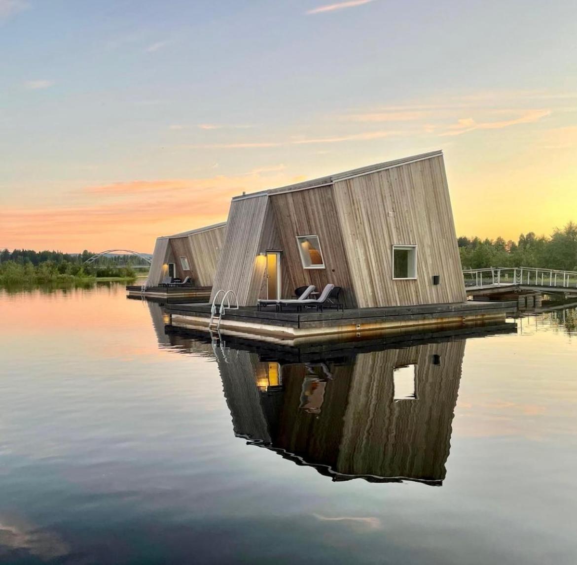 Arctic Bath Hotel Harads Exterior foto